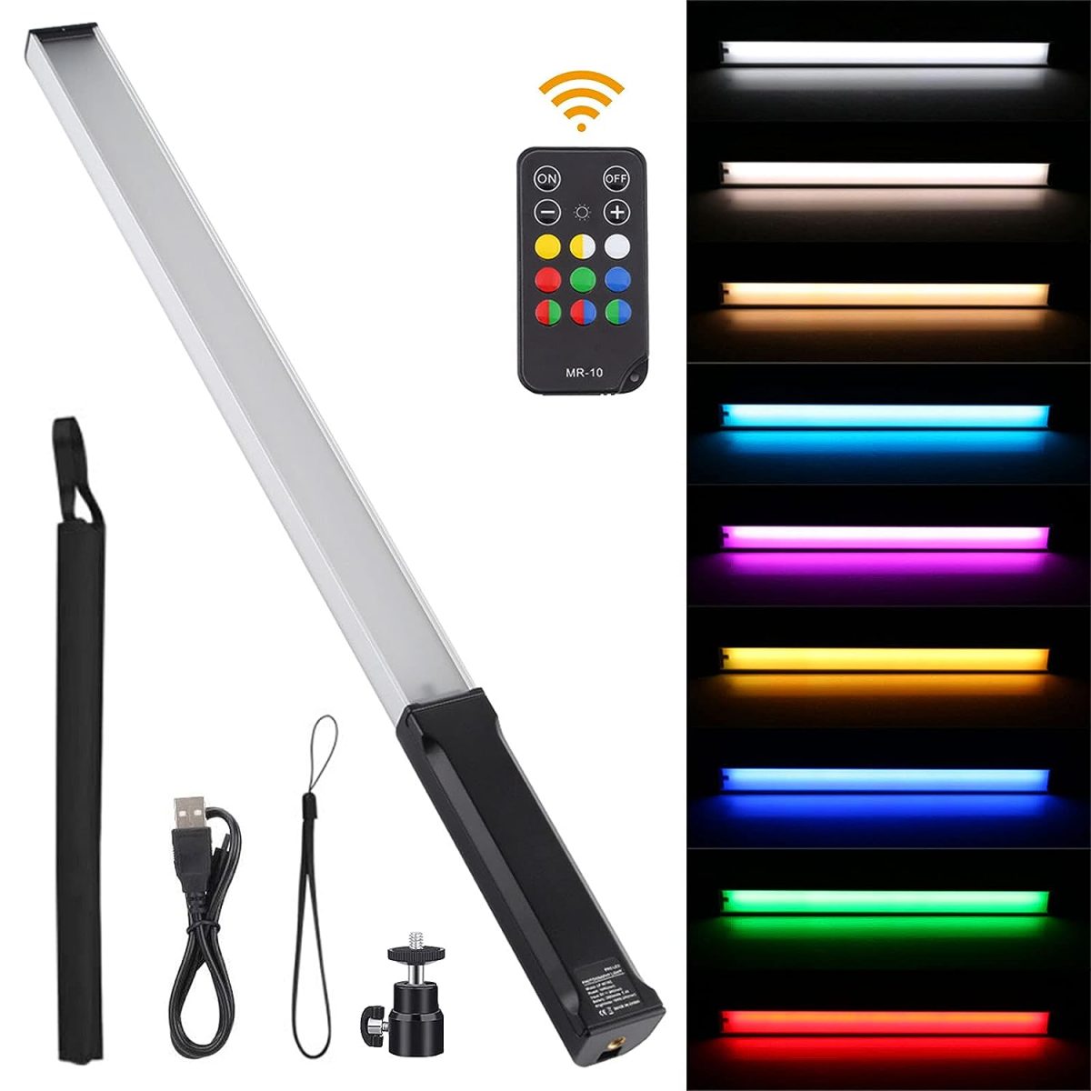 Luz de mano RGB, USKEYVISION (Kit)