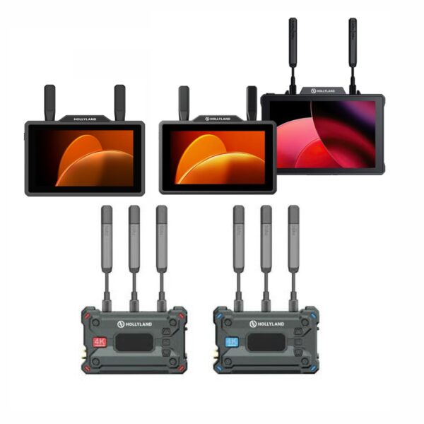 Kit Pro de Transmisión y Monitoreo – Hollyland Pyro 7 + Pyro S + 2× Pyro 5